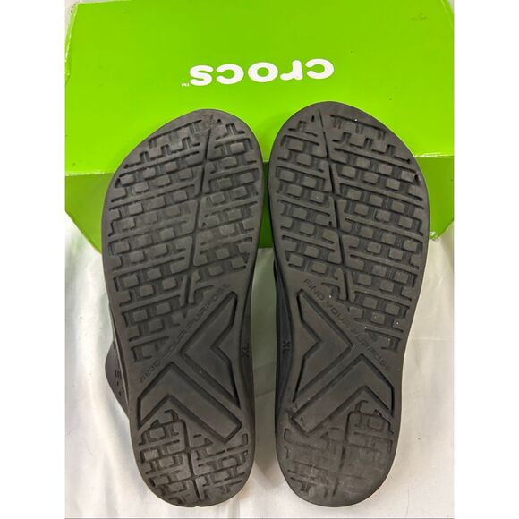 Telic Black xl W12 M11 Arch Support Recovery Shoes energy Flip Flop - Picture 7 of 7